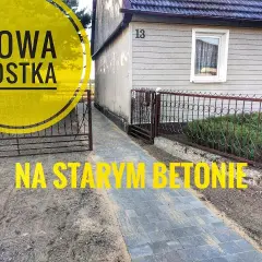 Co położyć na stary chodnik betonowy? 6 pomysłów bez kucia!