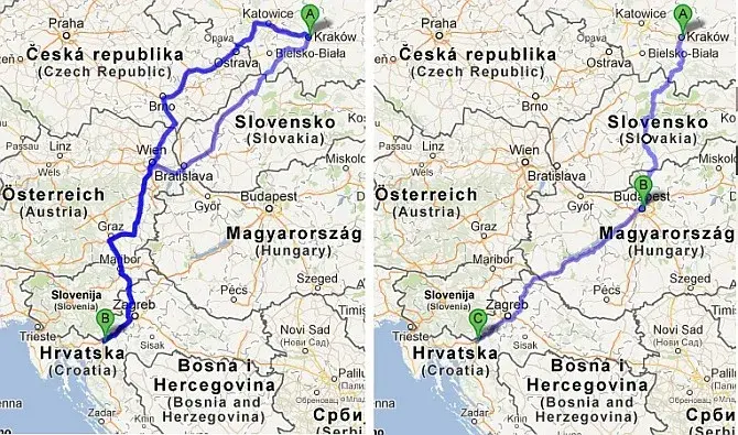 Najlepsza trasa z Poznania do Chorwacji? Porównaj i zaplanuj!