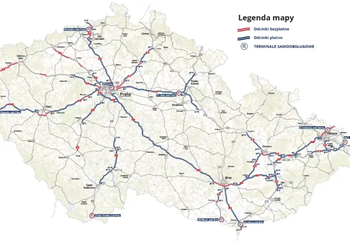Autostrady w Czechach 2026: Płatne? Cennik, e-winiety i kary