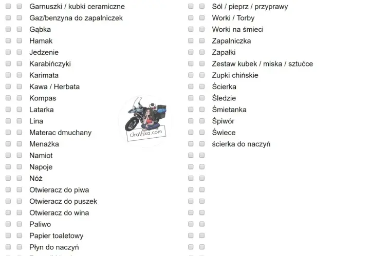 Co zabrać do kampera? Gotowa checklista na udaną podróż!
