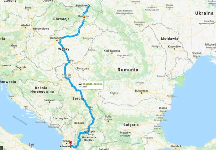 Samochodem do Albanii: Która trasa jest najlepsza? Porównanie opcji