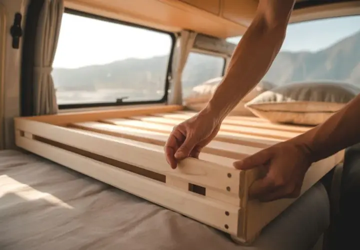 Jak zbudować łóżko w kamperze? Poradnik DIY na komfortowy sen