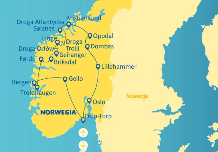 Norwegia-Polska: Która trasa jest najlepsza? Koszty, czas, komfort