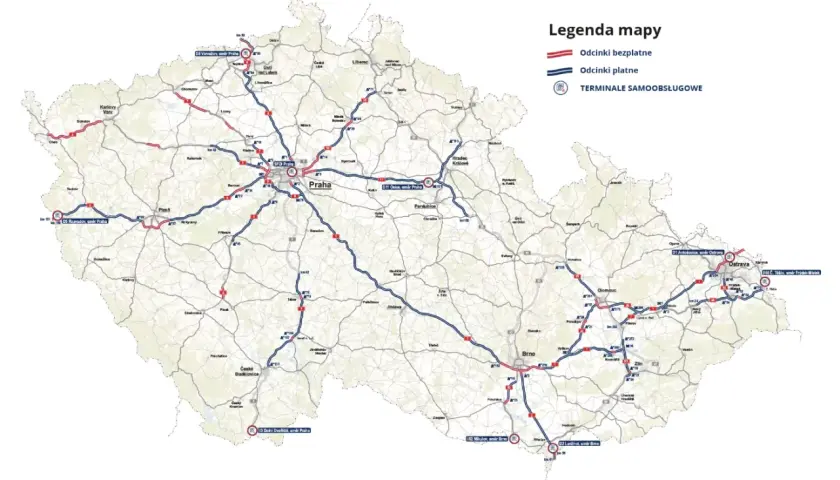 Autostrady w Czechach 2026: Płatne? Cennik, e-winiety i kary