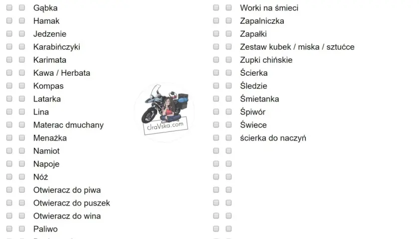 Co zabrać do kampera? Gotowa checklista na udaną podróż!
