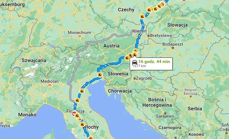 Trasa do Włoch samochodem: Koszty, winiety i porady eksperta