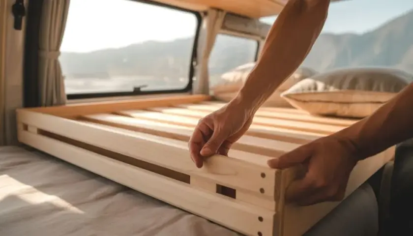 Jak zbudować łóżko w kamperze? Poradnik DIY na komfortowy sen