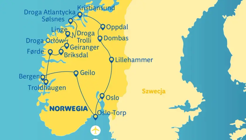 Norwegia-Polska: Która trasa jest najlepsza? Koszty, czas, komfort