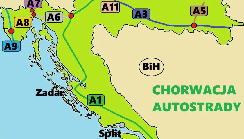 Trasa do Chorwacji 2024: Która najlepsza? Koszty, czas, winiety