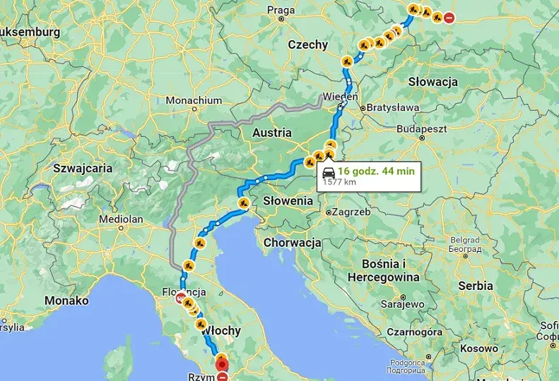 Trasa do Włoch samochodem: Koszty, winiety i porady eksperta
