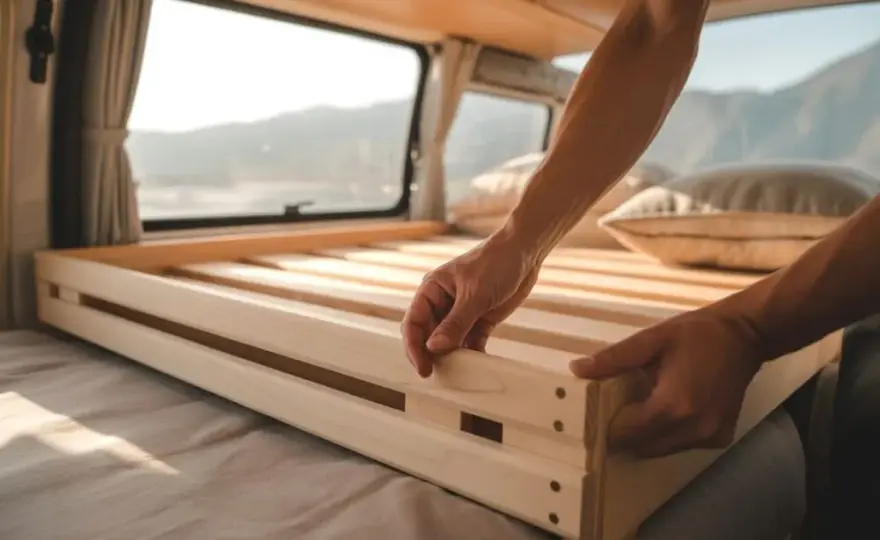 Jak zbudować łóżko w kamperze? Poradnik DIY na komfortowy sen