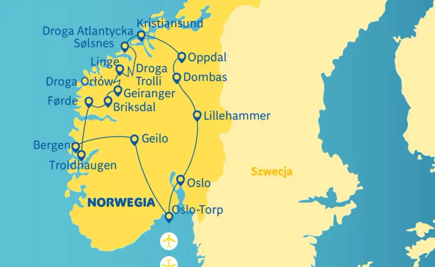 Norwegia-Polska: Która trasa jest najlepsza? Koszty, czas, komfort