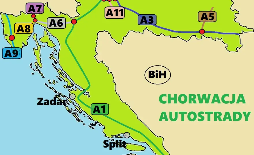 Trasa do Chorwacji 2024: Która najlepsza? Koszty, czas, winiety