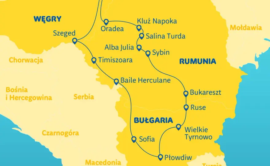 Bułgaria autem: Serbia czy Rumunia? Wybierz najlepszą trasę!