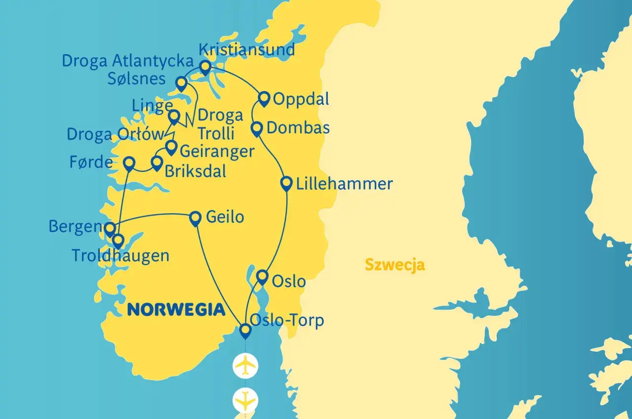 Norwegia-Polska: Która trasa jest najlepsza? Koszty, czas, komfort