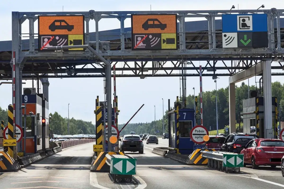 Autostrada A4 Katowice Krak&oacute;w, bramki poboru opłat