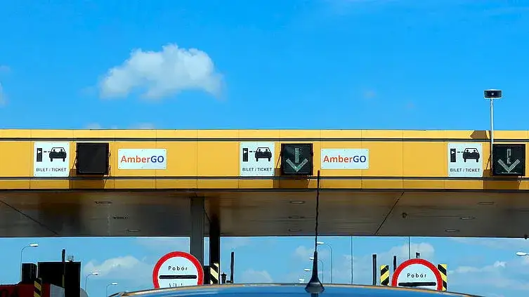 Autostrada A1 AmberOne bramki płatnicze