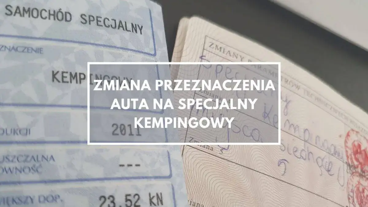 Dokumenty potrzebne do rejestracji kampera