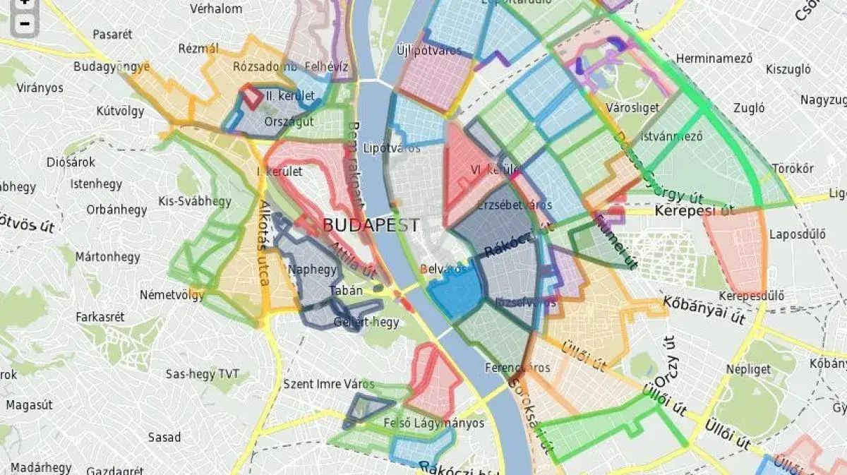 parkingi P+R Budapeszt
